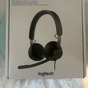 Logitech Black USB Headset with Microphone